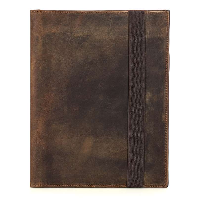 ブックカバー アンティーク風レザー手帳カバー b5サイズ対応