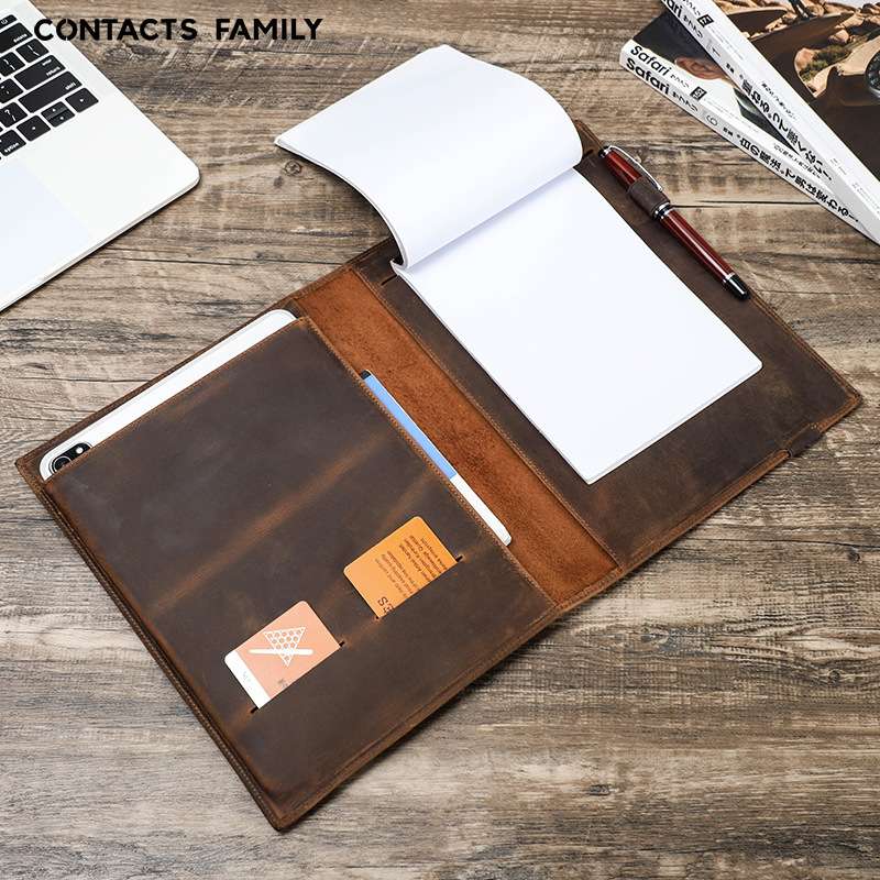 ブックカバー アンティーク風レザー手帳カバー b5サイズ対応