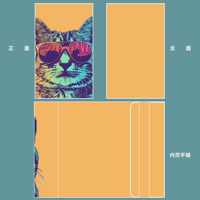 ブックカバー クールキャットカバー