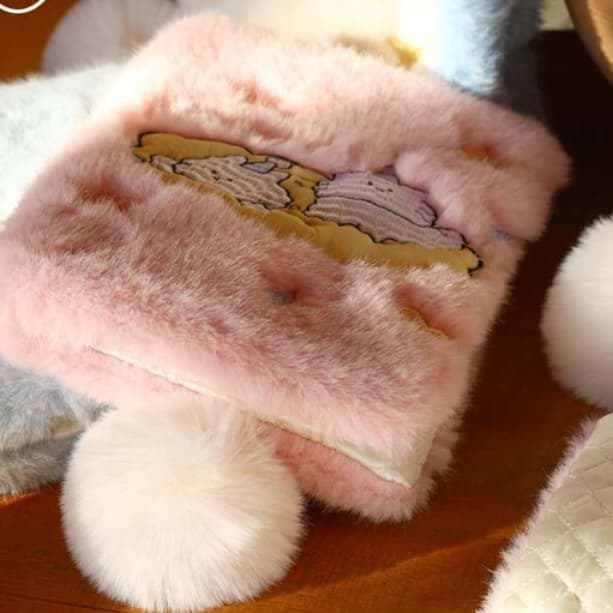 もふもふ雲の猫ちゃんブックカバー 【船に乗る猫ちゃん】