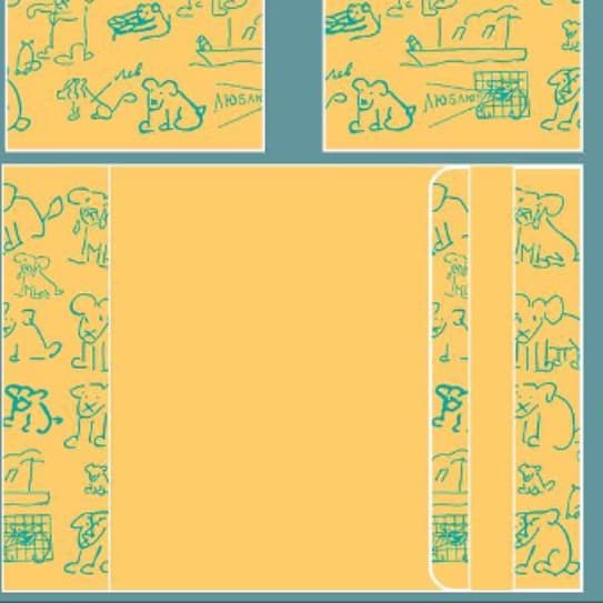 ~犬ばっかりかわいい～ 柄ブックカバー A5（ビジネス書）A6（文庫本）