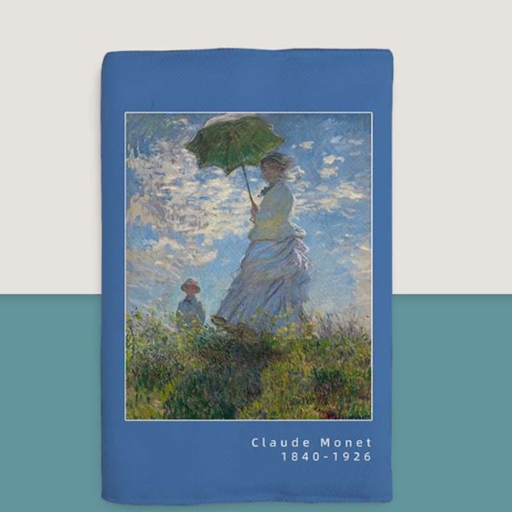 印象派アートブックカバー A5（ビジネス書）A6（文庫本）対応 布