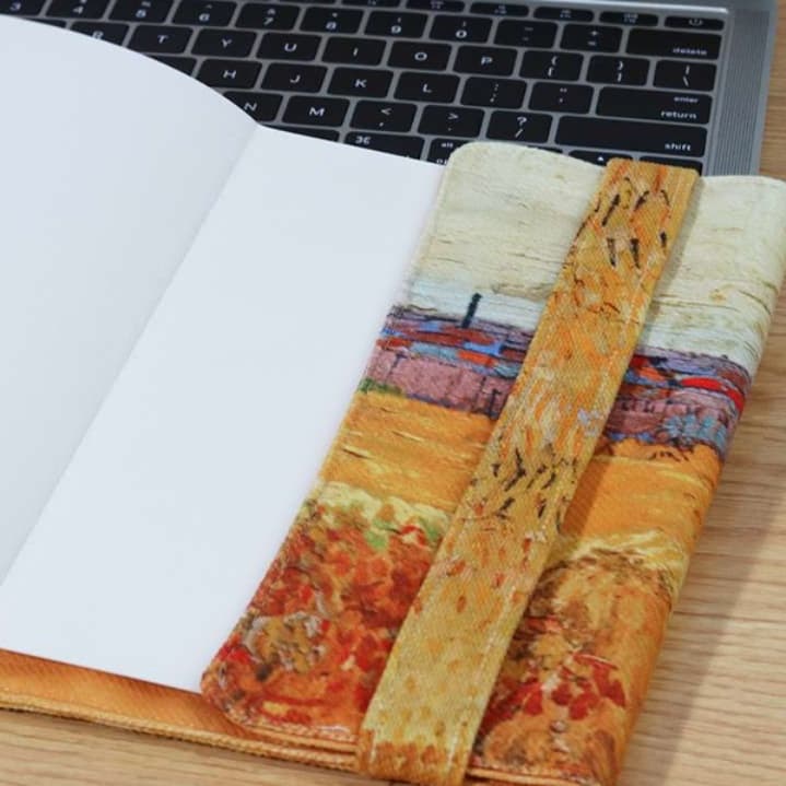 印象派アートブックカバー A5（ビジネス書）A6（文庫本）対応 布