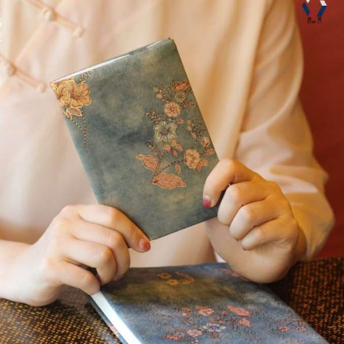 錦繍花舞ブックカバー a5,a6サイズ対応