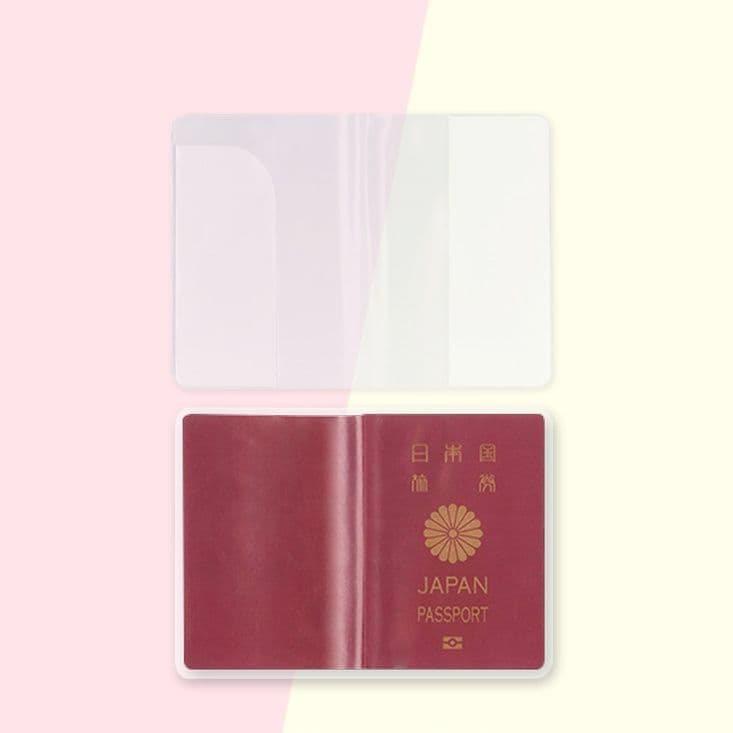 ブックカバー 旅行必携パスポート保護透明カバー