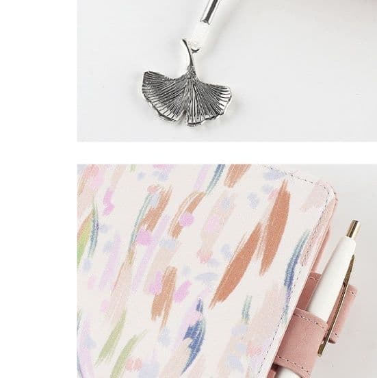 ブックカバー 芸術的筆触の手帳カバー