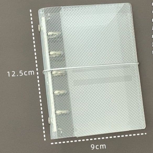 ブックカバー 手帳を彩る半透明ブックカバー