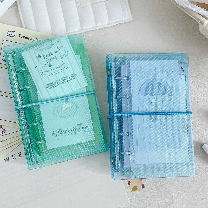 ブックカバー 手帳を彩る半透明ブックカバー