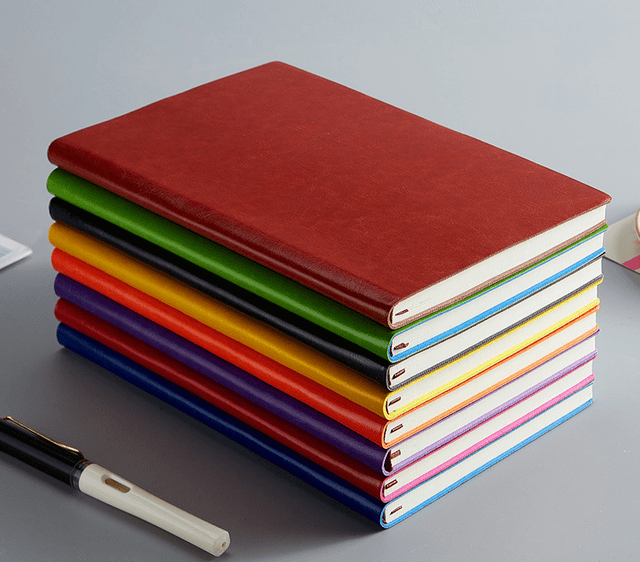 多色 レザー調ブックカバー