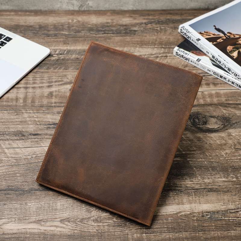 ブックカバー アンティーク風レザー手帳カバー b5サイズ対応