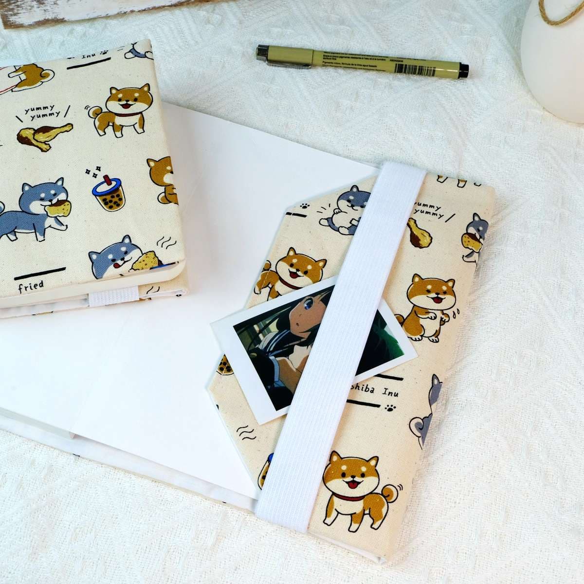 柴犬とおやつのブックカバー