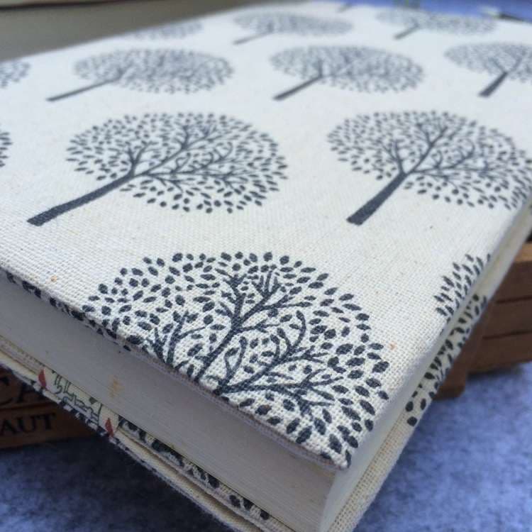 木立模様のブックカバー A5（ビジネス書）A6（文庫本）対応