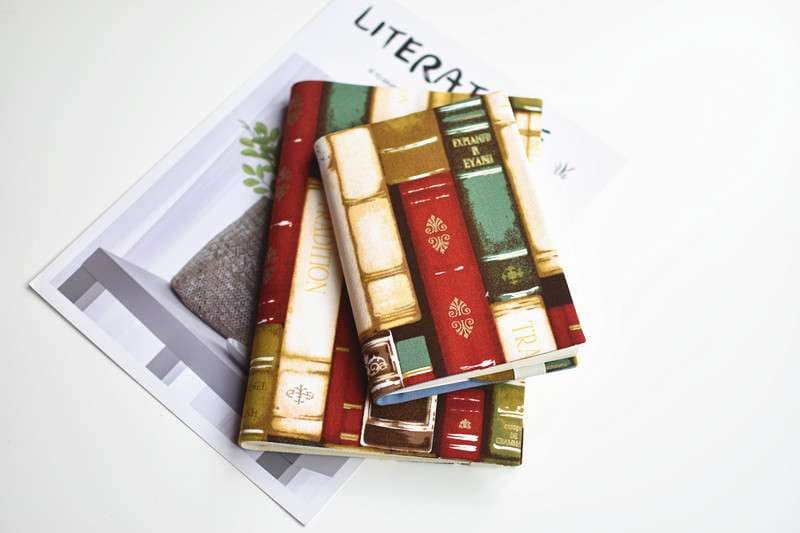 古書風ブックカバー布