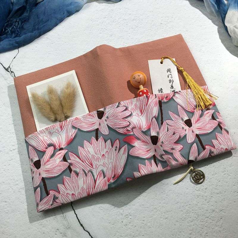 和風雲柄・桜柄ブックカバーセット