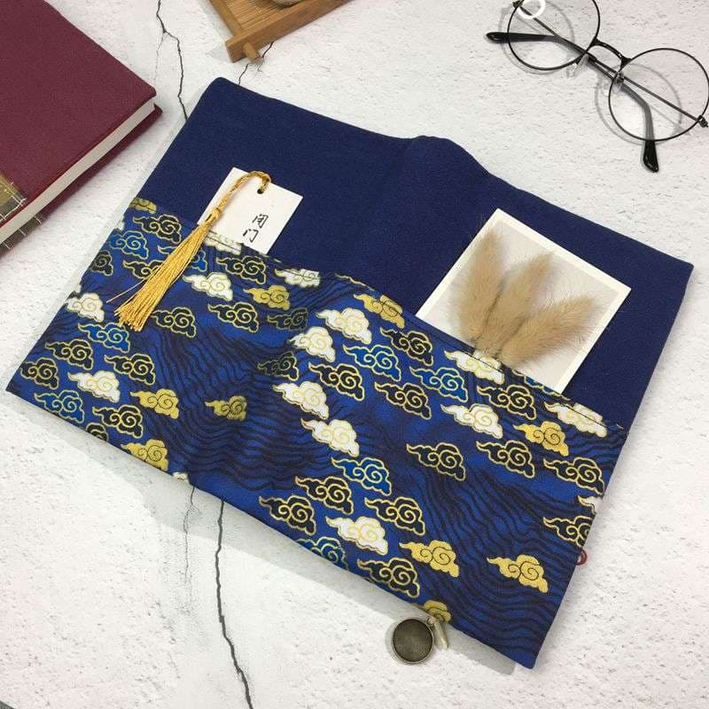 和風雲柄・桜柄ブックカバーセット