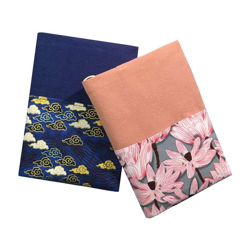 和風雲柄・桜柄ブックカバーセット