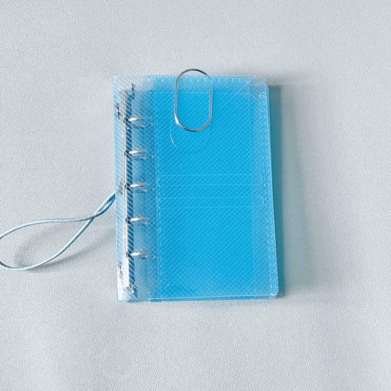 ブックカバー 手帳を彩る半透明ブックカバー