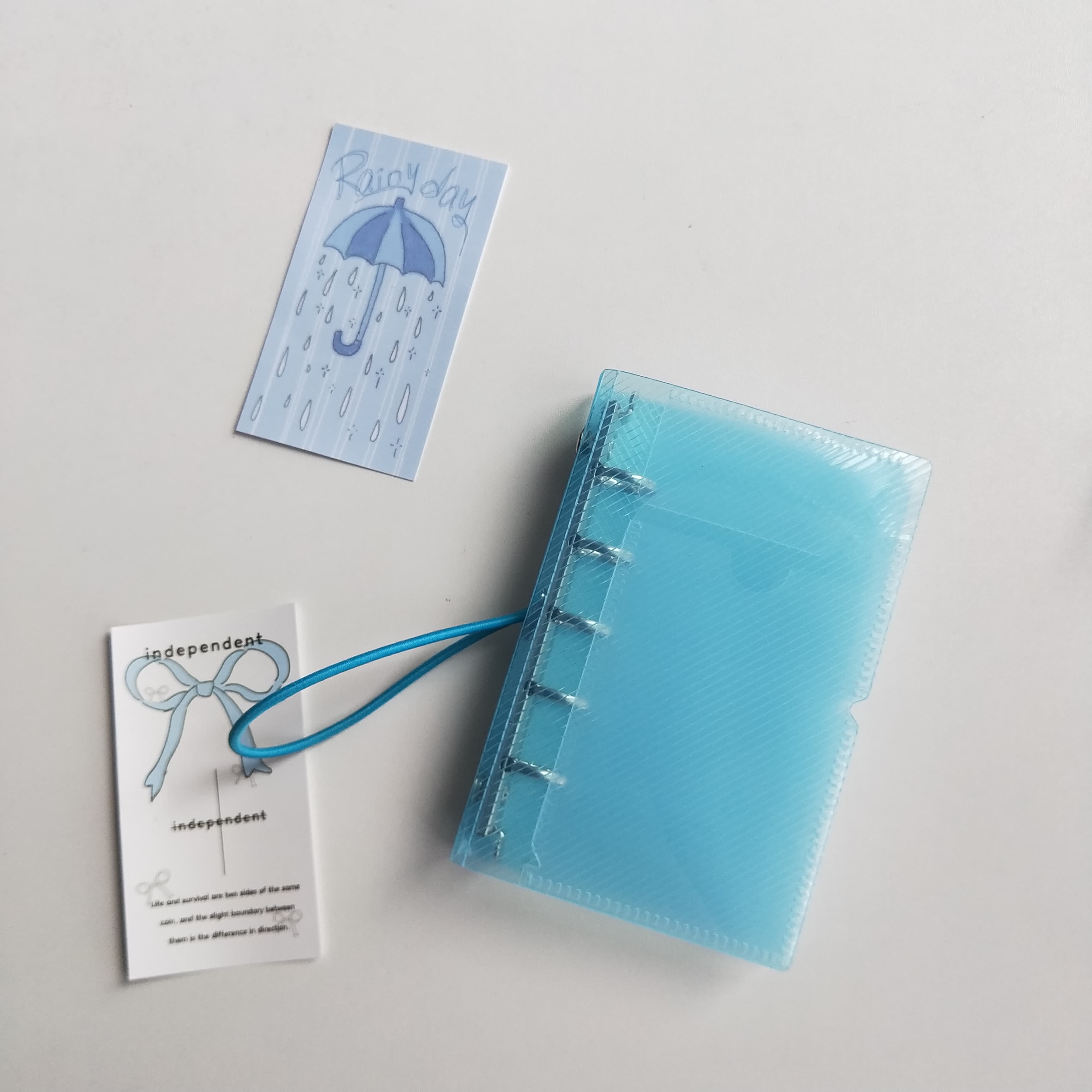 ブックカバー 手帳を彩る半透明ブックカバー