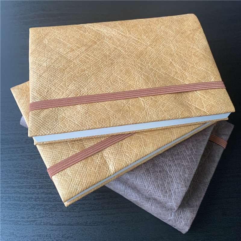 ブックカバー 型押しレザー手帳カバー