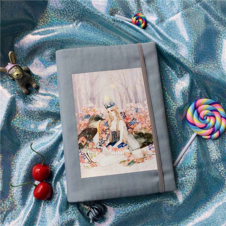 幻想的な乙女の物語ブックカバー A5（ビジネス書）