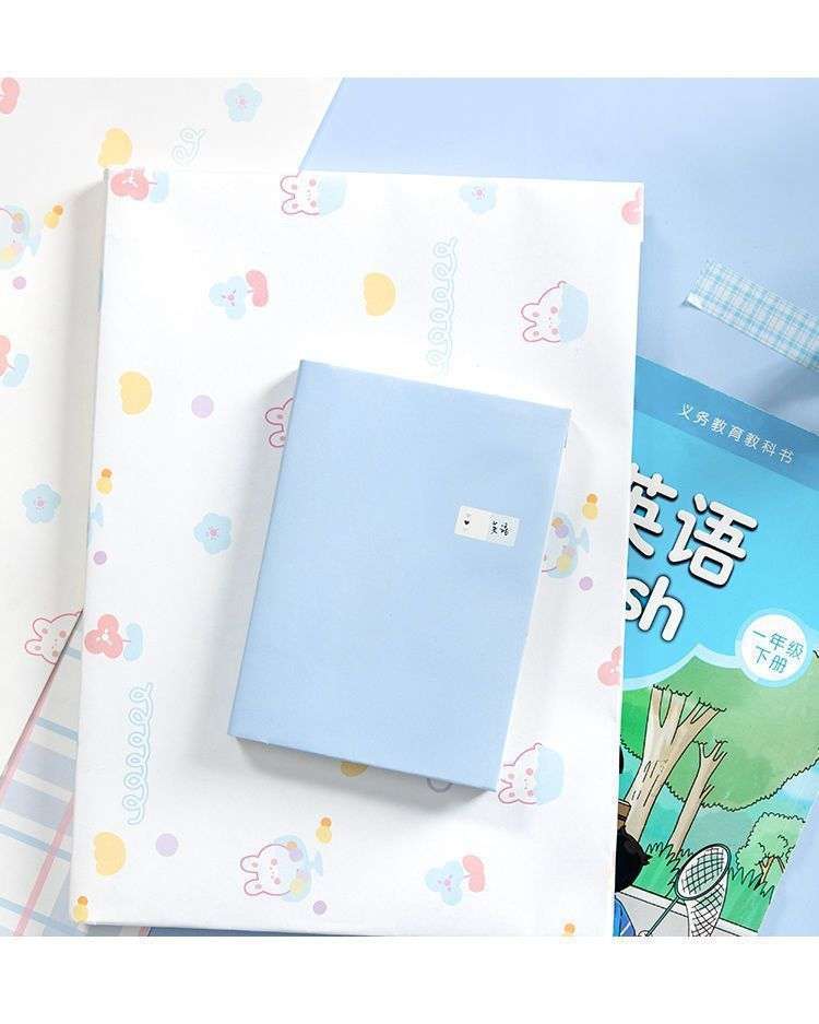 ブックカバー 多彩なパターンのラッピングペーパー