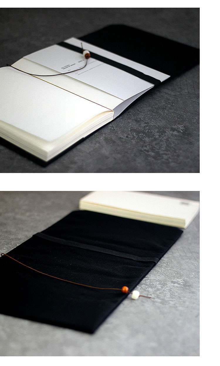 竹影刺繍入り和風ブックカバー