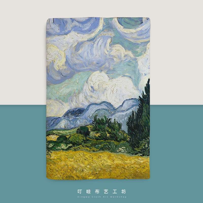 印象派の絵画風景ブックカバー