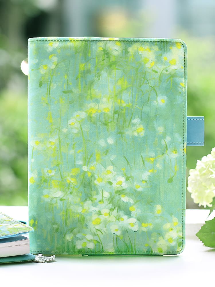 ブックカバー 芸術的筆触の手帳カバー