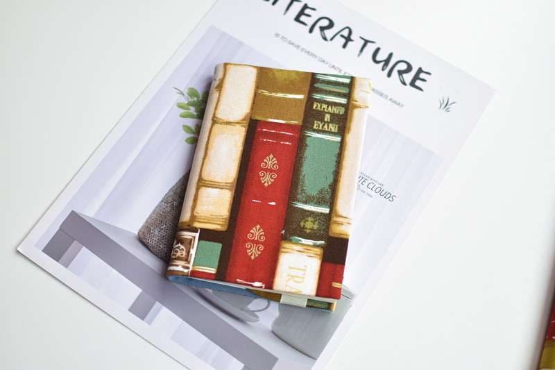 古書風ブックカバー布