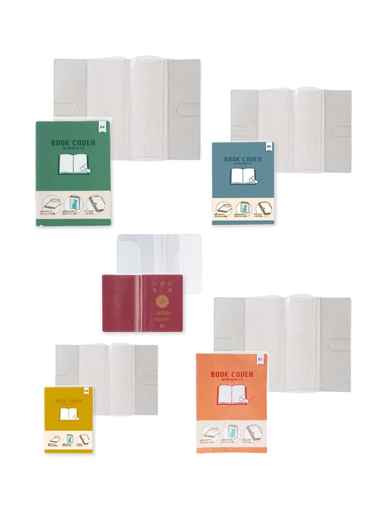 ブックカバー 旅行必携パスポート保護透明カバー